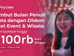 Promo Valentine Cashback Hingga 100K Untuk Tiket GOERS Melalui SpayLater!