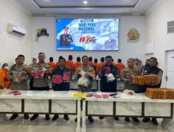 Polres Madina Amankan 121,07 Gram Sabu,Ganja 24.725,93 Gram Dan 18 Tersangka Selama Januari 2026