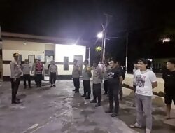 Kapolsek Mamajang, KOMPOL Mustari Alam, S.Sos, Pimpin Langsung Apel Giat Cipkon Guna Mengantisipasi Gangguan Kamtibmas di Wilayah Hukum Polsek Mamajang
