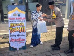 Semarakkan Ramadhan, Polsek Muntilan Bagi Takjil di Panti Asuhan Muhammadiyah