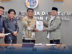 Serahkan Persub RTRW Kepada Gubernur Sulawesi Utara, Menteri Nusron Minta RTRW Provinsi Jadi Acuan Penyusunan RTRW Kabupaten/Kota