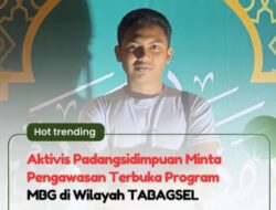 Dapur MBG di Tapanuli Bagian Selatan dalam Radar Pengawasan Publik