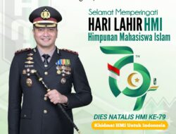 Kapolres Gowa Beserta Jajaran Sampaikan Ucapan Hari Lahir HMI ke-79