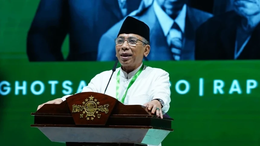 Ketua NU membawakan Sambutan Ucapan Selamat Harlah NU 2026