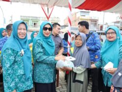 Ratusan Paket Pangan Murah TP PKK Madina Terjual Dalam Waktu Singkat