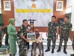 Komandan Denzibang 4/IV Surakarta Pimpin Pelepasan Anggota Pindah Tugas Dan Purna Tugas
