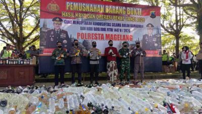 Polresta Magelang Musnahkan Ribuan Botol Miras Berbagai | NEWS TV