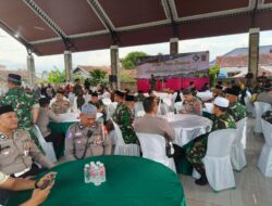 Pererat Sinergitas, Kodim 0608/Cianjur dan Polres Cianjur Gelar Buka Puasa Bersama serta Santunan Anak Yatim
