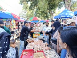 Pasar Tumpa sipon Haur wangi  Padat Pengunjung Jelang Hari Raya Idul Fitri