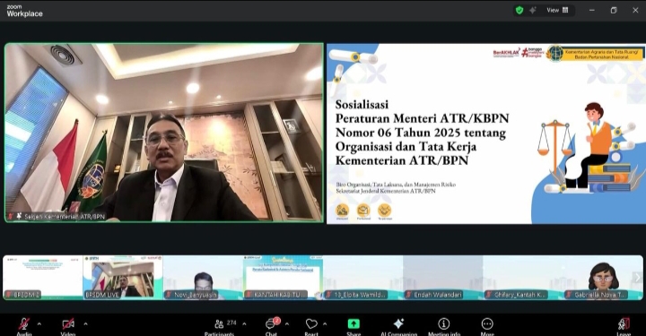 Sosialisasi Regulasi tentang Organisasi dan Tata Kerja, Sekjen ATR/BPN Tekankan Empat Pesan Strategis | NEWS TV