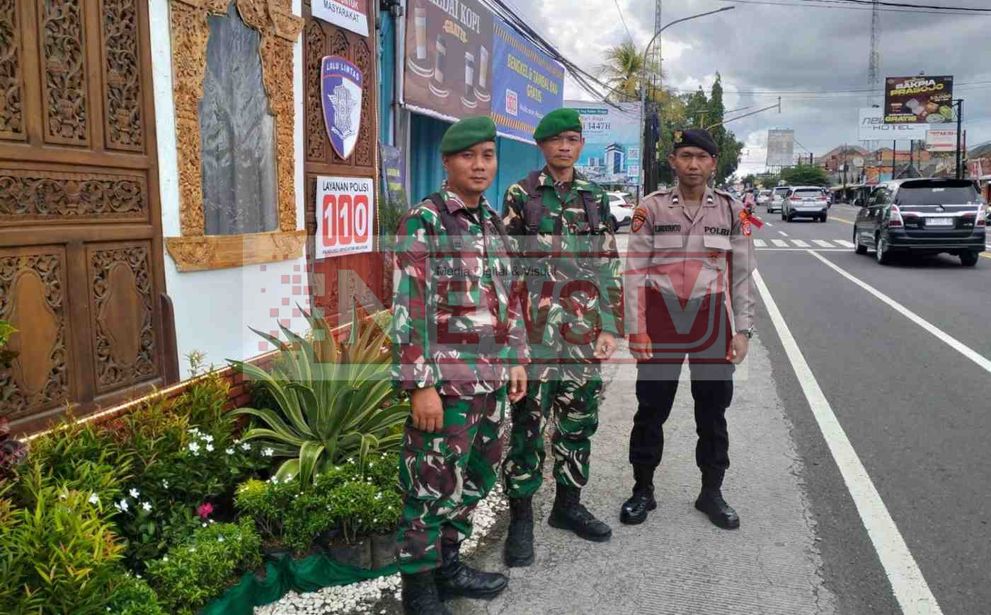 Anggota Kodim Kulon Progo Sinergi Polri dan Senkom Amankan Arus Lalu Lintas | NEWS TV
