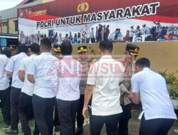Saling Memaafkan, Wakapolres Gowa dan Personel Eratkan Silaturahmi Pasca Lebaran