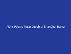 Akhir Pekan, Pasar Jodoh di Shanghai Ramai Transaksi