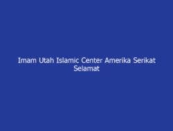Imam Utah Islamic Center Amerika Serikat Selamat Dari Penembakan Brutal