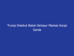 Trump Disebut Bakal Gempur Markas Korps Garda Revolusi Iran