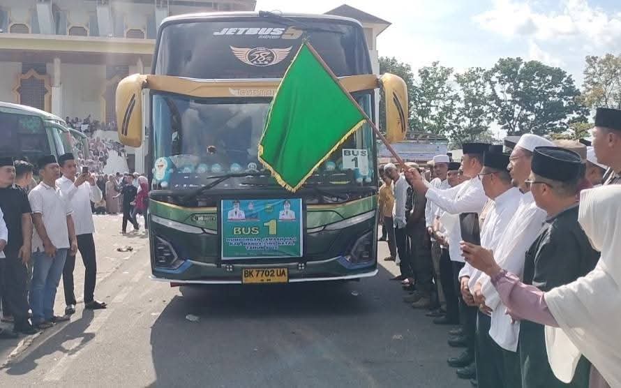 Pemkab Madina Lepas Keberangkatan JCH 2026 Dari Mesjid Agung Nur Ala Nur | Newstv Indonesia