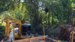 Percepat Pembangunan Jembatan Garuda Nanggulan, Koramil Kerahkan Eksavator | Newstv Indonesia