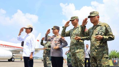 Danlanal Yogyakarta Ikut Sambut Kedatangan Presiden RI di Lanud Adisutjipto | Newstv Indonesia