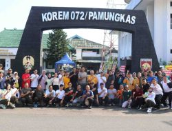 Danrem 072/Pamungkas Gelar Coffee Morning dan Olahraga Bersama Dengan Akademisi