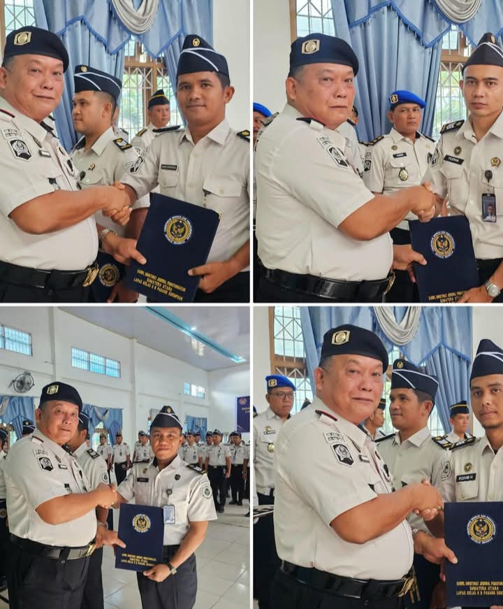 Kalapas Padangsidimpuan Pimpin Penyerahan SK Kenaikan Pangkat, Dorong Profesionalisme Aparatur Pemasyarakatan | Newstv Indonesia