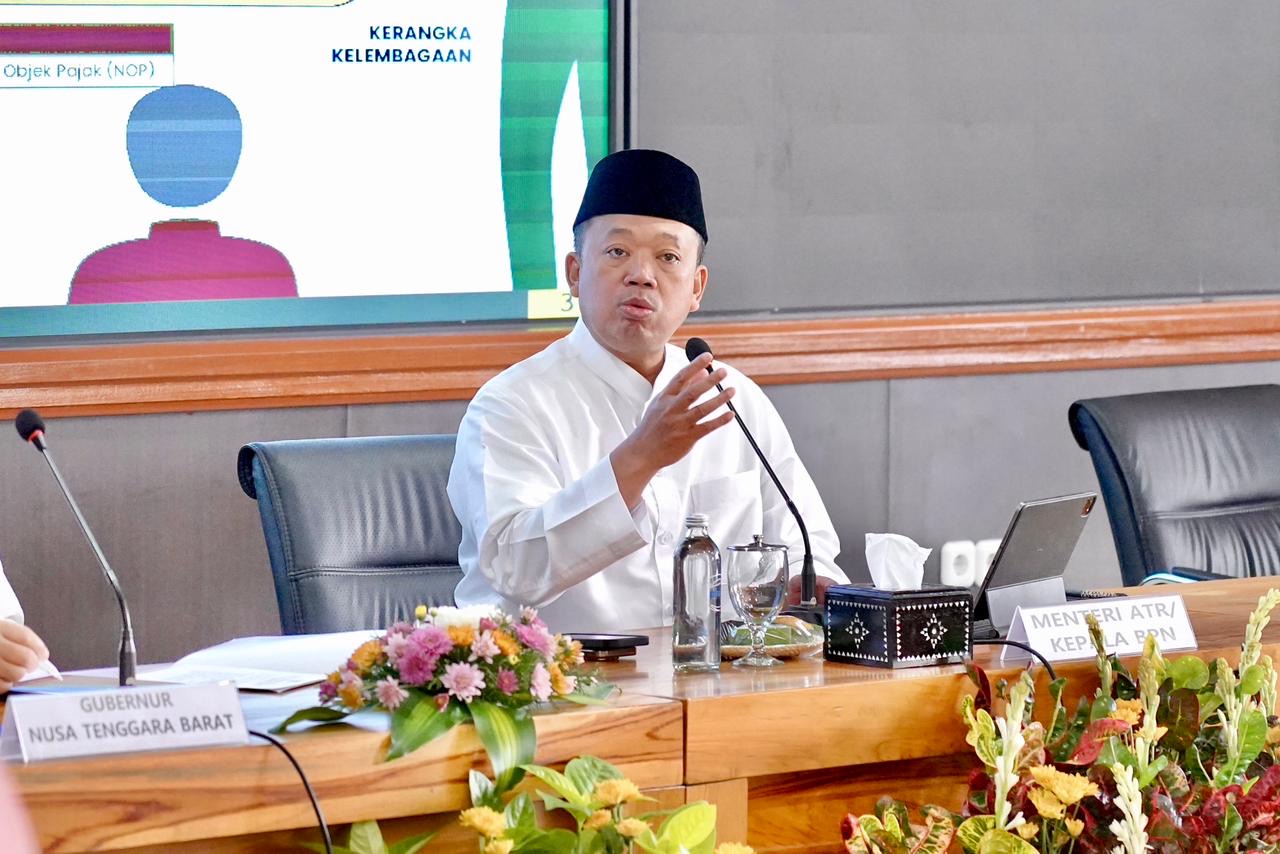 Hindari Potensi Konflik, Menteri Nusron Imbau Kepala Daerah dan Masyarakat Se-NTB Gotong Royong Mutakhirkan Data Pertanahan | Newstv Indonesia