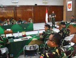 Jelang Gelaran TMMD, Para Dandim Hadiri Paparan di Makorem Pamungkas