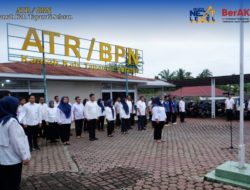 Apel Pagi Kantor Pertanahan Tapanuli Selatan: Perkuat Disiplin dan Profesionalisme Aparatur