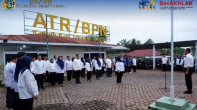 Apel Pagi Kantor Pertanahan Tapanuli Selatan: Perkuat Disiplin dan Profesionalisme Aparatur | Newstv Indonesia