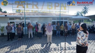 Dorong Pelayanan Prima, Kantor Pertanahan Tapsel Konsisten Gelar Apel Pagi | Newstv Indonesia