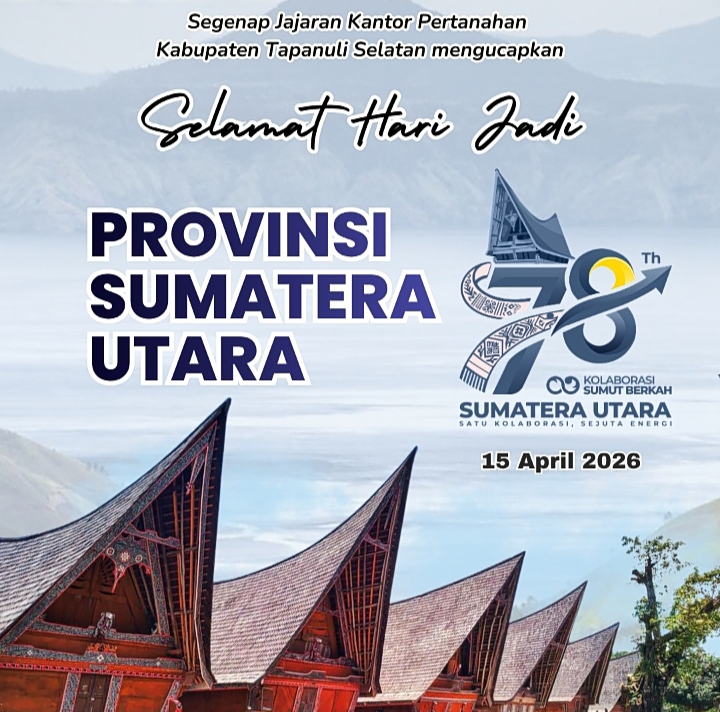 Kantor Pertanahan Kabupaten Tapanuli Selatan Peringati Hari Jadi ke-78 Provinsi Sumatera Utara dengan Semangat Persatuan dan Pembangunan Berkelanjutan | Newstv Indonesia