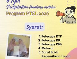 Program PTSL 2026 Digaungkan, Kepala Kantor Pertanahan Padangsidimpuan Ajak Masyarakat Segera Daftarkan Tanah
