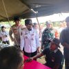 Kodim 0104/Aceh Timur Gelar Pengobatan Massal, Bagi Sembako Gratis, dan Pasar Murah dalam Pembukaan TMMD Ke-128