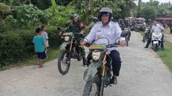 Tinjau TMMD di Sidorejo, Bupati Kulon Progo Rela Naik Trail Menuju Lokasi