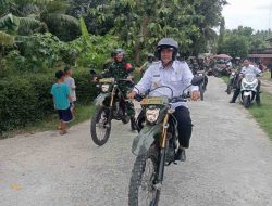 Tinjau TMMD di Sidorejo, Bupati Kulon Progo Rela Naik Trail Menuju Lokasi