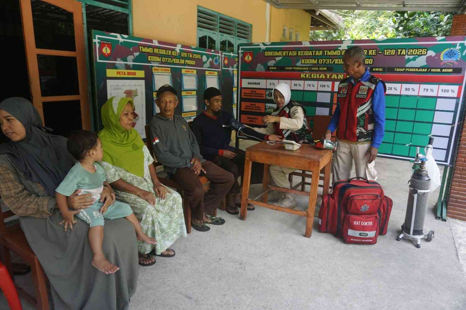 Masyarakat Manfaatkan Berobat di Pos Kesehatan TMMD Kodim Kulon Progo | Newstv Indonesia