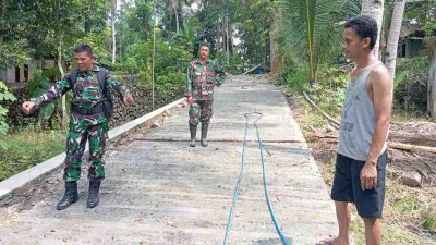 Setelah Digempur TNI dan Warga Jalan Cor Blok di Padukuhan Senden Pekerjaannya Selesai | Newstv Indonesia