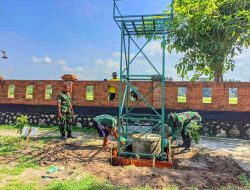 Tower dan Tandon Terpasang, Tak Lama Lagi Warga Bisa Memanfaatkan Air bersih Hasil Sentuhan TNI