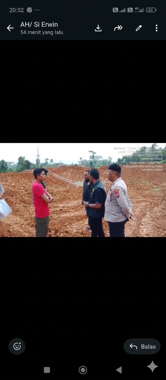 Polsek Lingga Bayu Tinjau Area Bekas Tambang, Ingatkan Sangsi Denda 100 Miliar | Newstv Indonesia