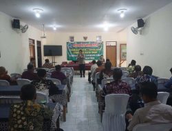 Kapolsek Lendah Penyuluhan Narkoba dan Kamtibmas di Lokasi TMMD Kodim 0731/Kulon Progo