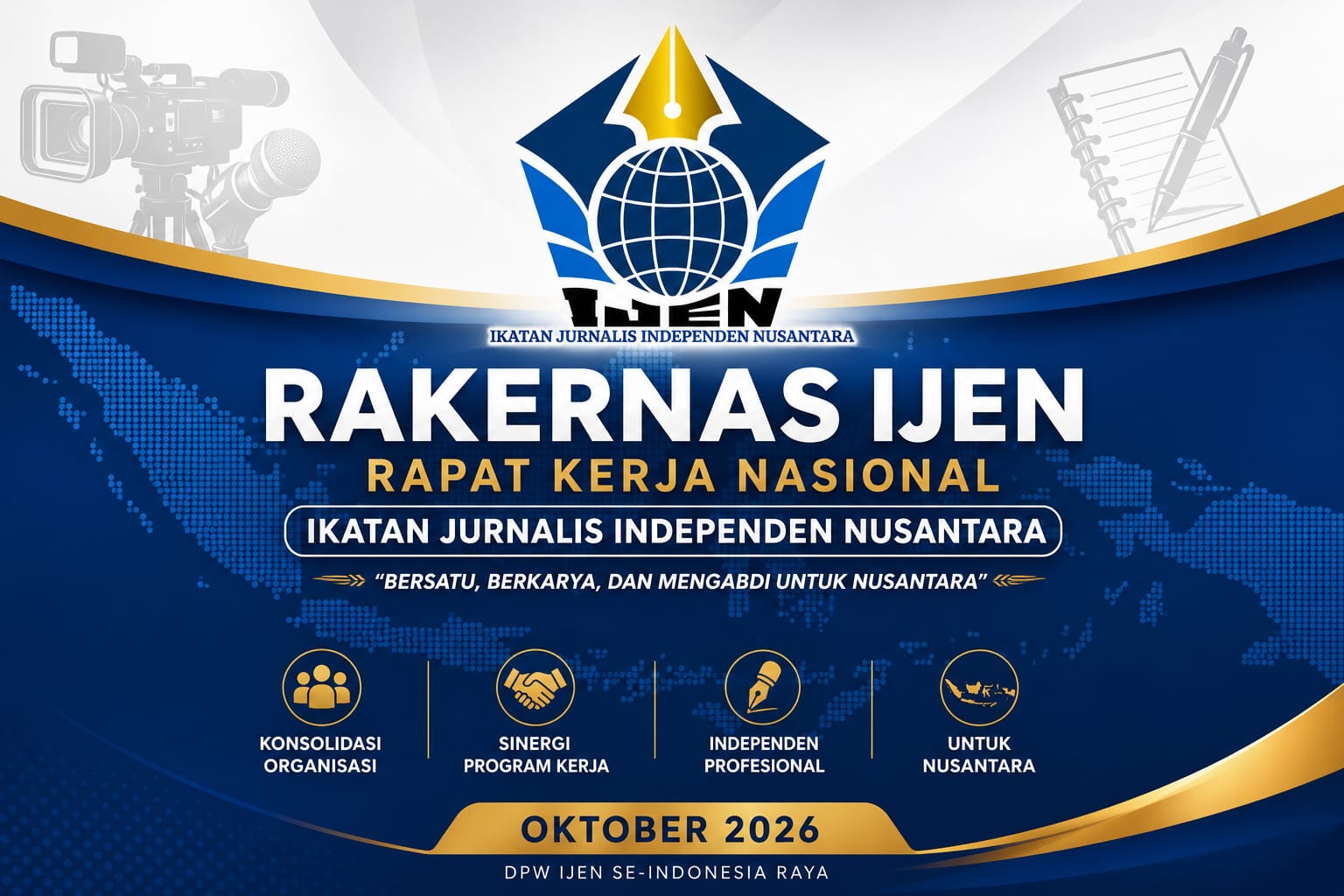 Jelang Rakernas DPP dan DPW IJEN Adakan Rapat Kordinasi Secara Virtual | Newstv Indonesia