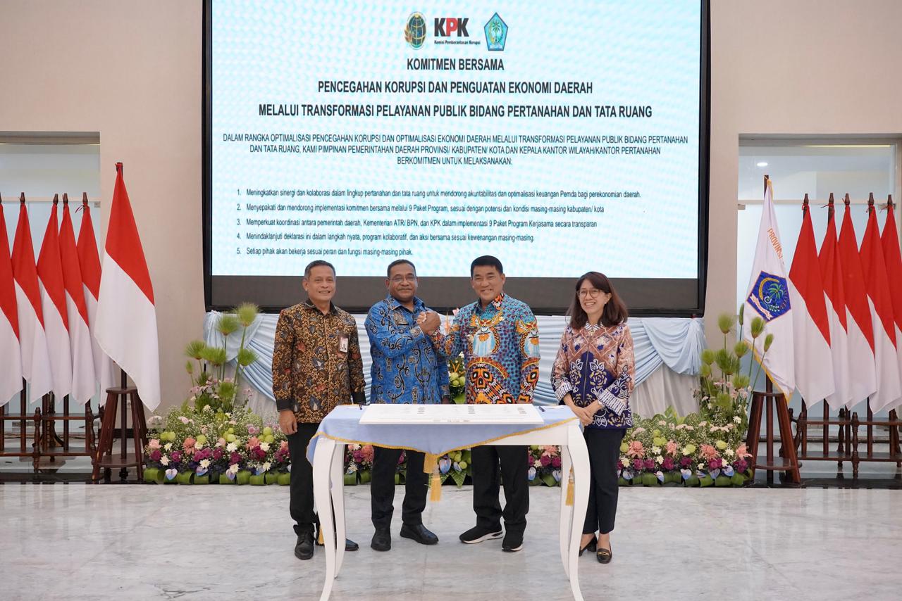 ATR/BPN Bersama KPK Dorong Transformasi Layanan Pertanahan Berbasis Integritas di Sulut | Newstv Indonesia