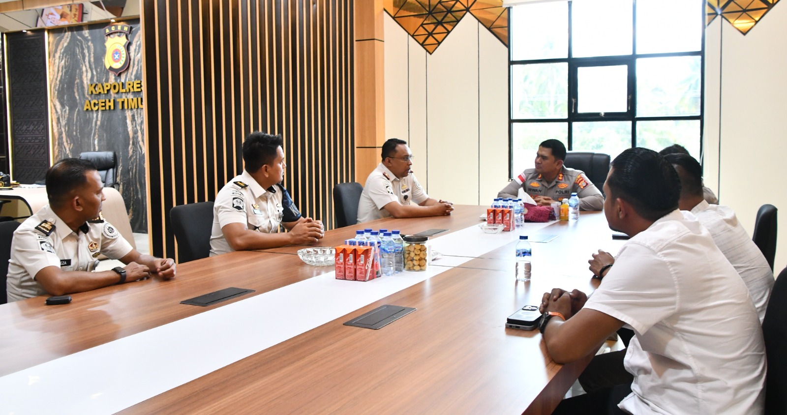 Perkuat Sinergi Pemeliharaan Kamtibmas, Kapolres Aceh Timur Sambut Kunjungan Kalapas Kelas IIB Idi | Newstv Indonesia