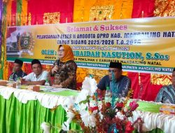 Reses Anggota DPRD Madina, Zubaidah Nasution Justru Didominasi Kekhawatiran Akar Narkoba Desa