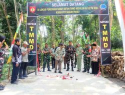 Danrem 072/Pamungkas dan Rombongan Tinjau Hasil TMMD Reguler 128 Sidorejo Lendah