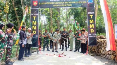 Danrem 072/Pamungkas dan Rombongan Tinjau Hasil TMMD Reguler 128 Sidorejo Lendah | Newstv Indonesia