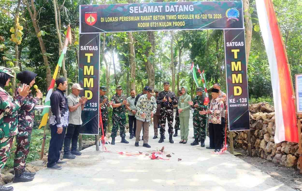 Danrem 072/Pamungkas dan Rombongan Tinjau Hasil TMMD Reguler 128 Sidorejo Lendah | Newstv Indonesia