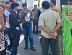 Soroti Dugaan Pelanggaran Etika dan Simbol Negara, Mahasiswa Gelar Aksi di Kantor Wali Kota Padangsidimpuan