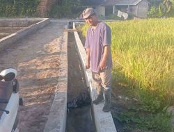 Irigasi Beton Pertanian di Dusun Candi Pakunden, Akhirnya Terwujud
