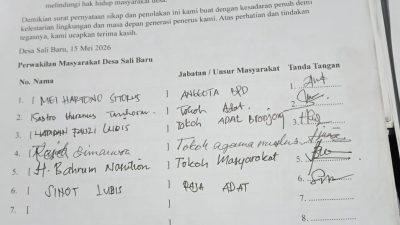 Selamatkan Hutan dan Sumber Air,Warga Desa Sale Baru Madina Teken Petisi Tolak Kehadiran PT SPMB | Newstv Indonesia
