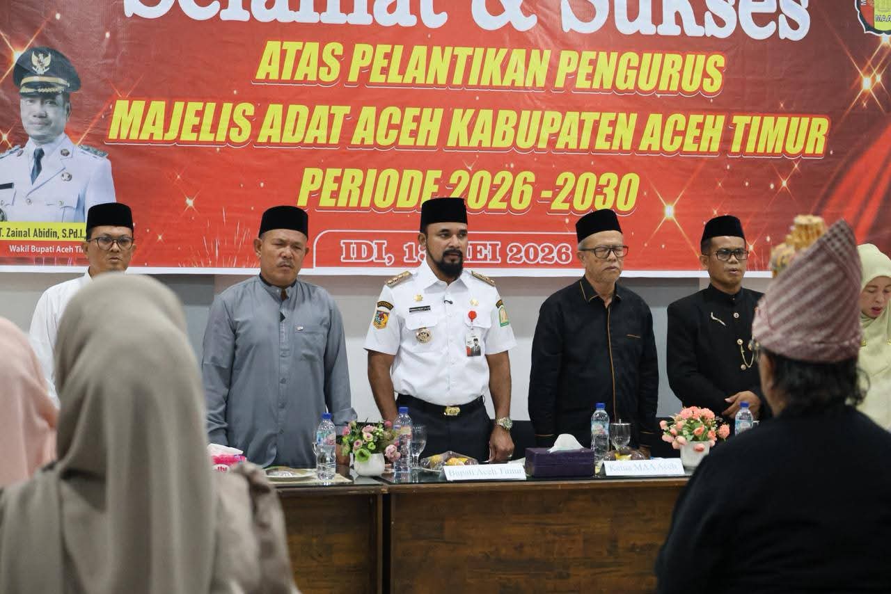 Bupati Al-Farlaky Lantik Pengurus MAA Aceh Timur Masa Jabatan 2026-2030 | Newstv Indonesia